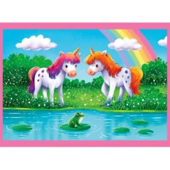 A Day With Unicorns - 1x12 + 1x16 + 1x20 + 1x24 pezzi^Clementoni Clearance