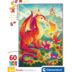 A Dragon Family - 60 pezzi^Clementoni