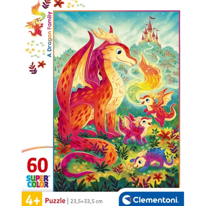 A Dragon Family - 60 pezzi^Clementoni