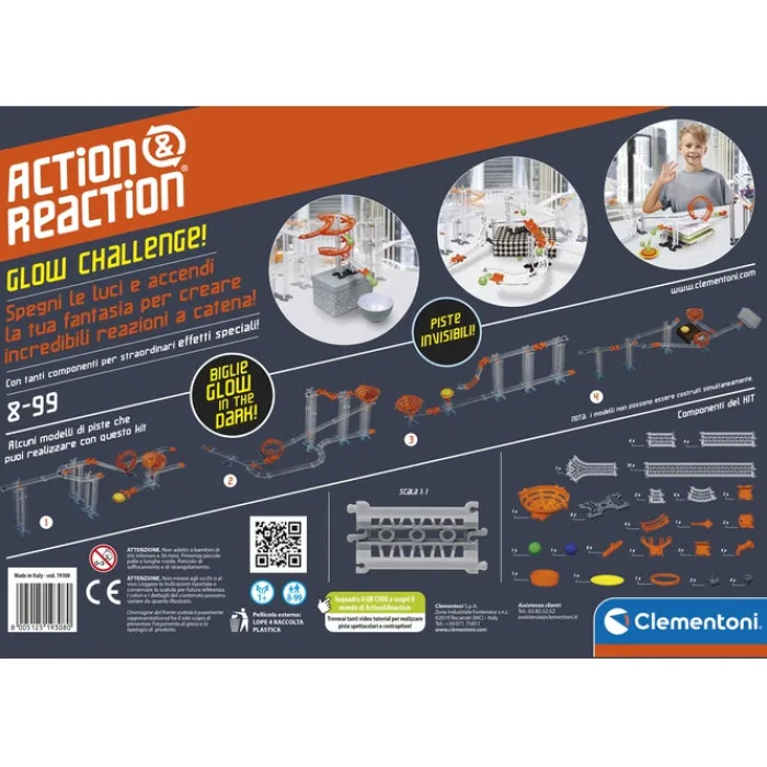 Action&Reaction - Glow Effect^Clementoni New