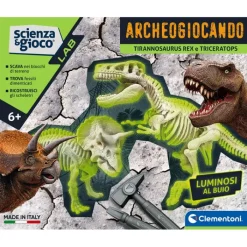 Archeogiocando - T-Rex e Triceratopo^Clementoni New