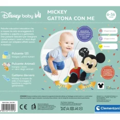 Baby Mickey Gattona con me^Clementoni New