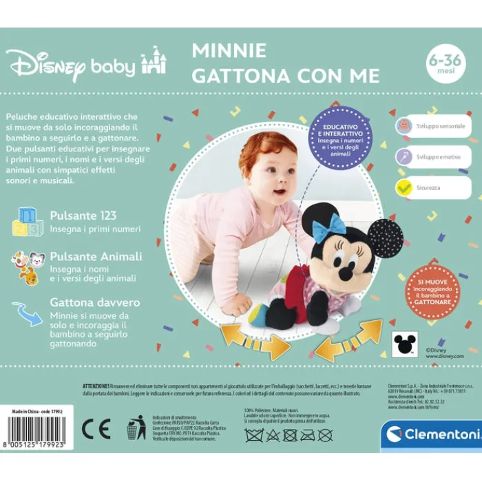 Baby Minnie Gattona con Me^Clementoni Best
