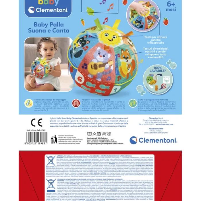 Baby Palla suona e canta^Clementoni Outlet