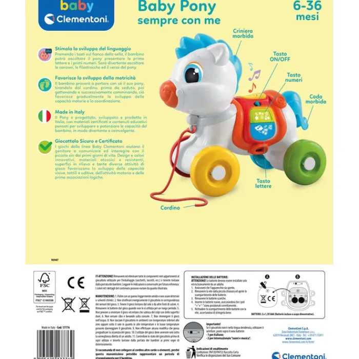 Baby Pony Sempre con Me^Clementoni New