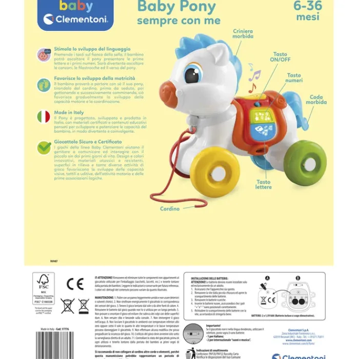 Baby Pony Sempre con Me^Clementoni New