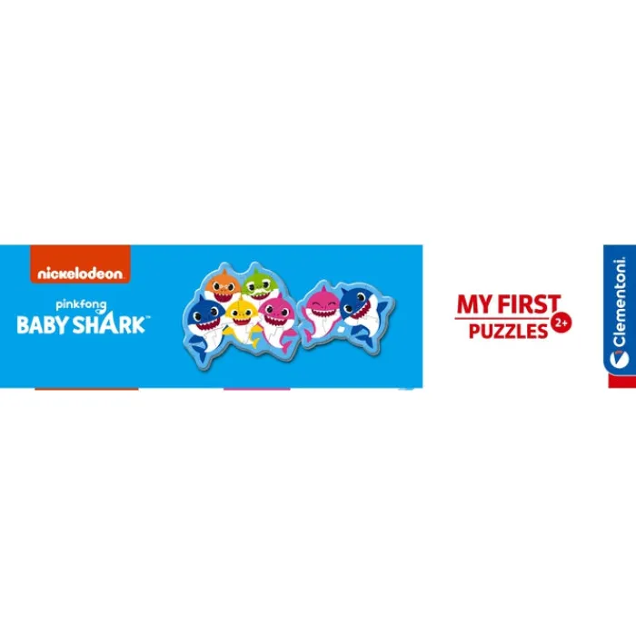 Baby Shark - 1x3 + 1x6 + 1x9 + 1x12 pezzi^Clementoni New