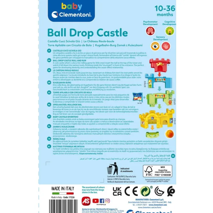 Ball drop castle^Clementoni Outlet