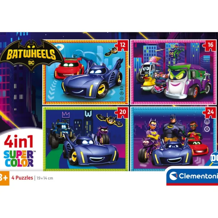 Batwheels - 1x12 + 1x16 + 1x20 + 1x24 pezzi^Clementoni Sale