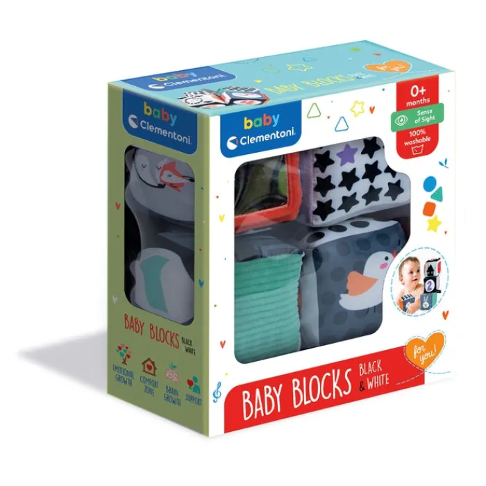 Black & White Soft Activity Blocks^Clementoni Discount