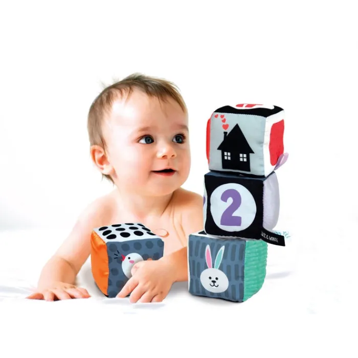 Black & White Soft Activity Blocks^Clementoni Discount