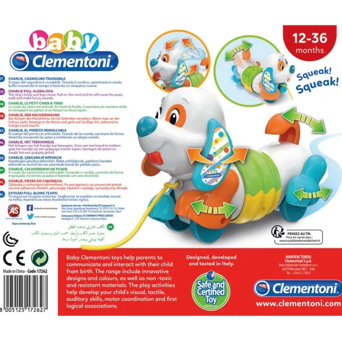 Charlie, Pull Along Dog^Clementoni Online