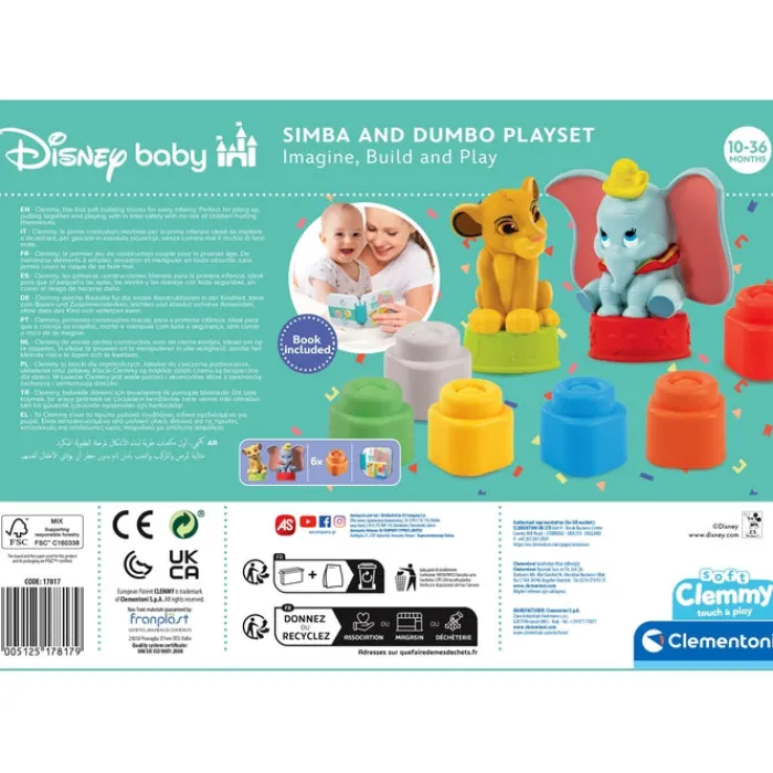 Clemmy - Simba and Dumbo Playset^Clementoni Best