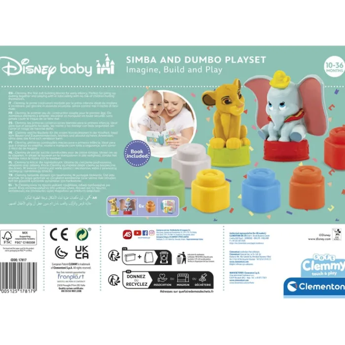 Clemmy - Simba and Dumbo Playset^Clementoni Best