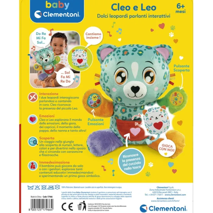 Cleo e Leo Dolci Leopardi^Clementoni Sale