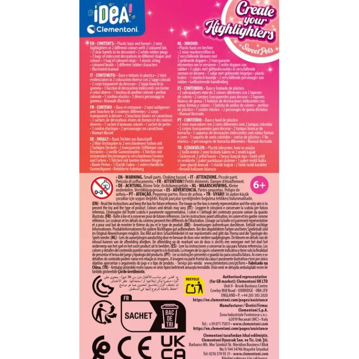 Create your Highlighters - Sweet Pet^Clementoni Best