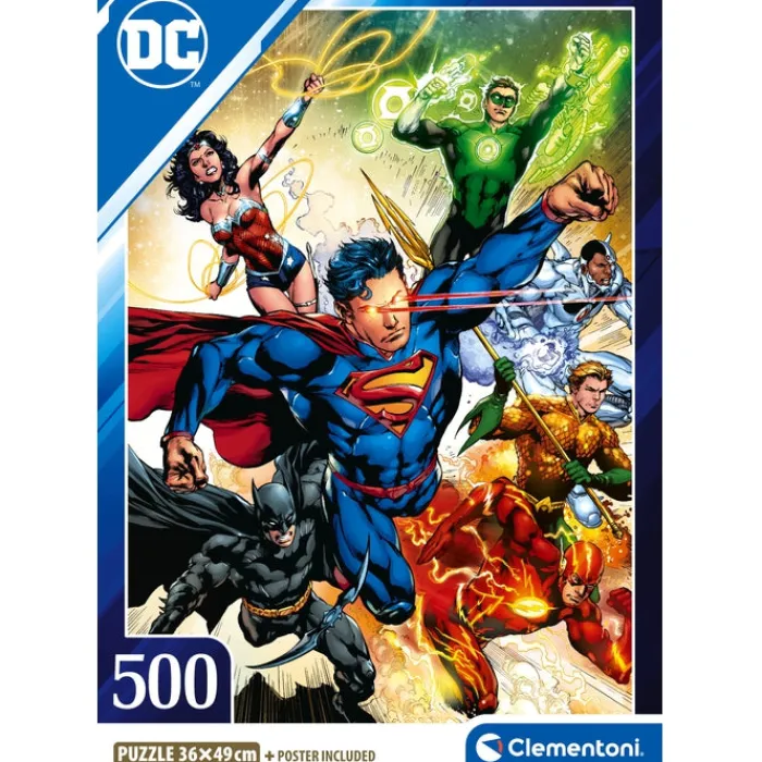 Dc Comics Justice League - 500 pezzi^Clementoni