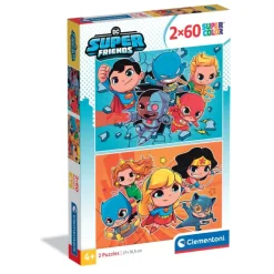 Dc Comics Superfriends - 2x60 pezzi^Clementoni Outlet
