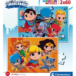 Dc Comics Superfriends - 2x60 pezzi^Clementoni Outlet