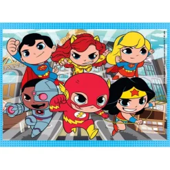 Dc Superfriends - 1x12 + 1x16 + 1x20 + 1x24 pezzi^Clementoni Online