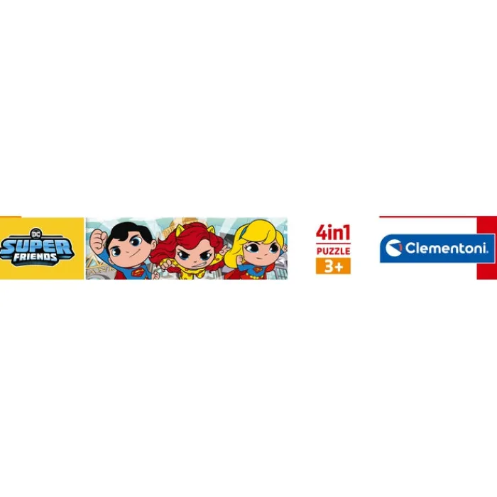 Dc Superfriends - 1x12 + 1x16 + 1x20 + 1x24 pezzi^Clementoni Online