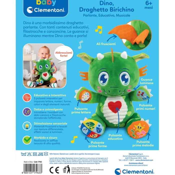 Dino, Draghetto Birichino^Clementoni Outlet