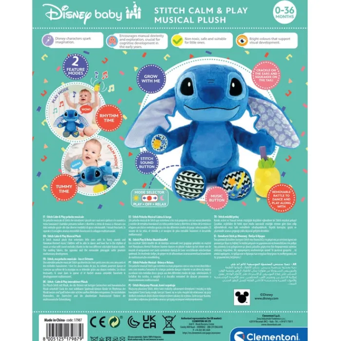 Disney Baby Stitch Musical Plush^Clementoni Sale