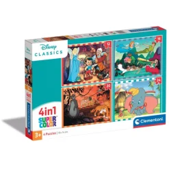 Disney Classics - 1x12 + 1x16 + 1x20 + 1x24 pezzi^Clementoni