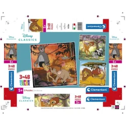 Disney Classics - 3x48 pezzi^Clementoni Outlet