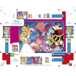 Disney Classics Alice - 104 pezzi^Clementoni New