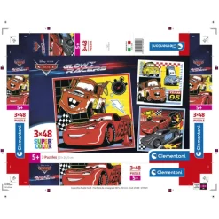 Disney Pixar Cars On The Road - 3x48 pezzi^Clementoni
