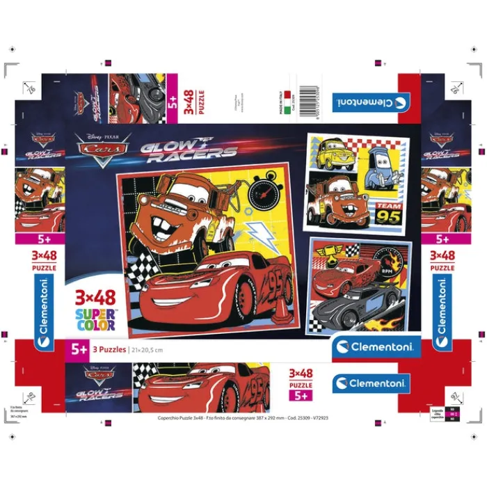 Disney Pixar Cars On The Road - 3x48 pezzi^Clementoni