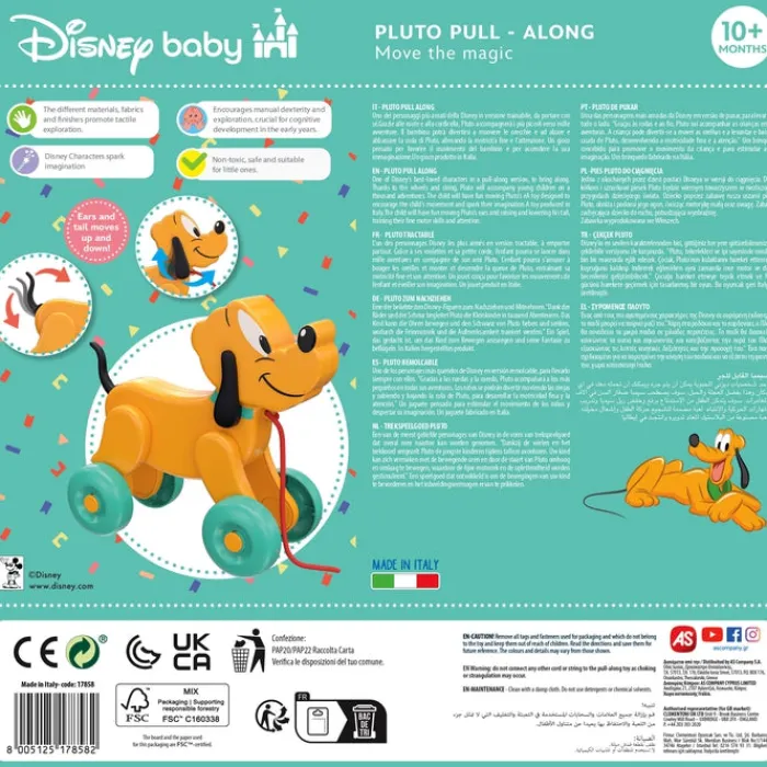Disney Pull Along Pluto^Clementoni Clearance