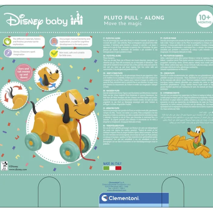 Disney Pull Along Pluto^Clementoni Clearance
