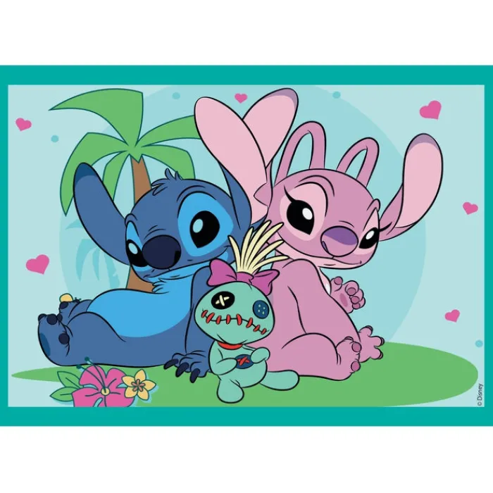 Disney Stitch - 1x12 + 1x16 + 1x20 + 1x24 pezzi^Clementoni Discount