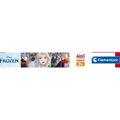Frozen - 1x12 + 1x16 + 1x20 + 1x24 pezzi^Clementoni New