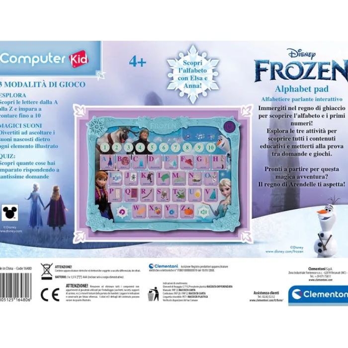 Frozen Aphabet Pad^Clementoni New