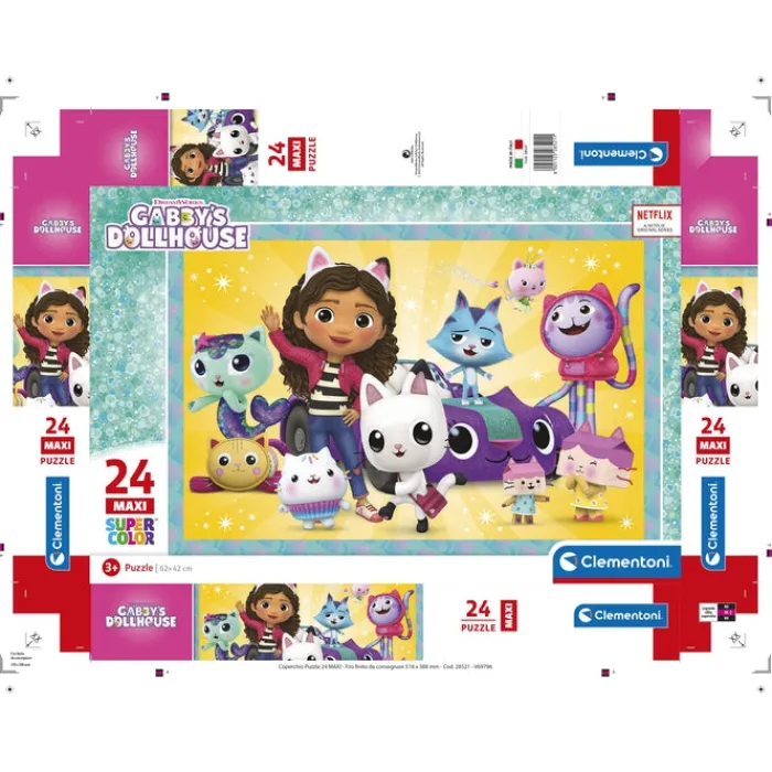 Gabby Dollhouse - 24 pezzi^Clementoni Outlet