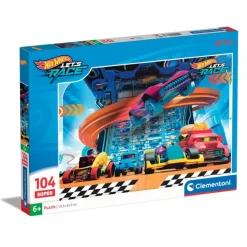Hot WheelsTM - 104 pezzi^Clementoni Hot