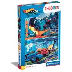 Hot WheelsTM - 60 pezzi^Clementoni New