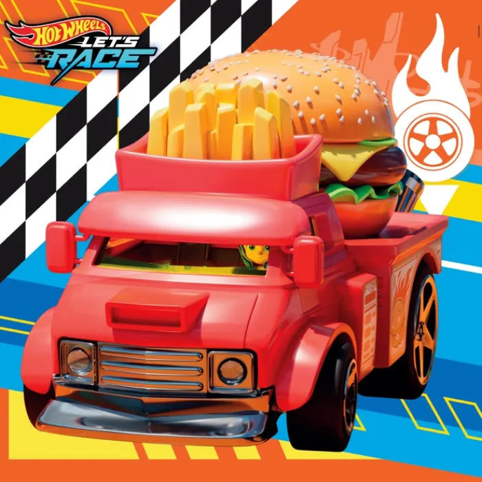 Hot WheelsTM - 3x48 pezzi^Clementoni New
