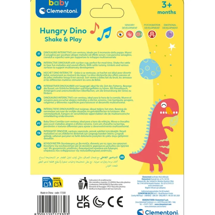 Hungry Dino - Shake & Play^Clementoni New