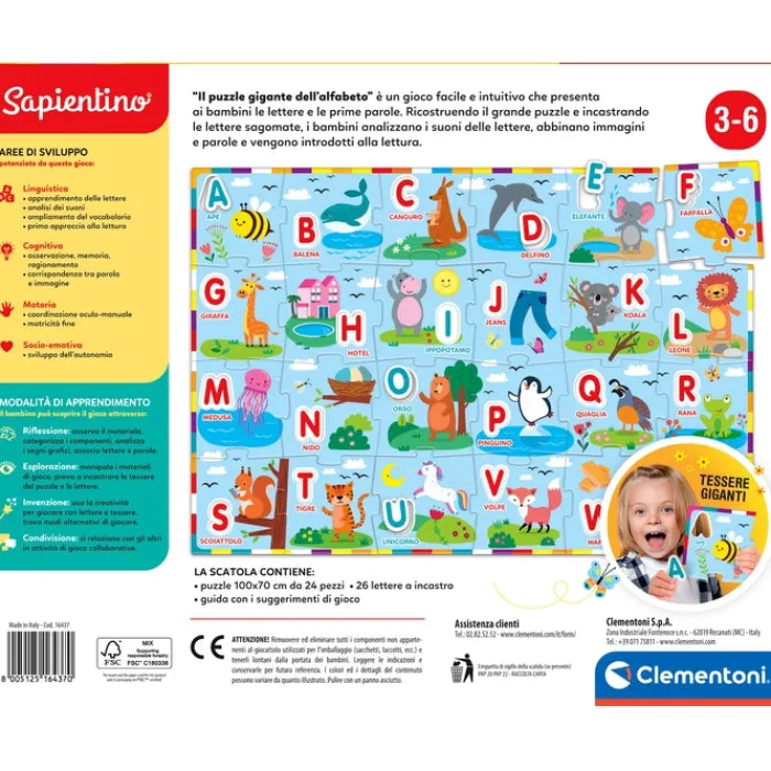 Il puzzle gigante dell'alfabeto^Clementoni Clearance