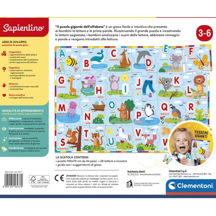 Il puzzle gigante dell'alfabeto^Clementoni Clearance