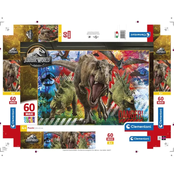 Jurassic World - 60 pezzi^Clementoni Discount