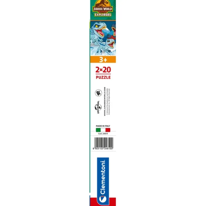 Jurassic World - 2x20 pezzi^Clementoni New