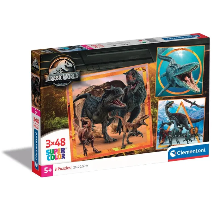 Jurassic World - 3x48 pezzi^Clementoni Discount