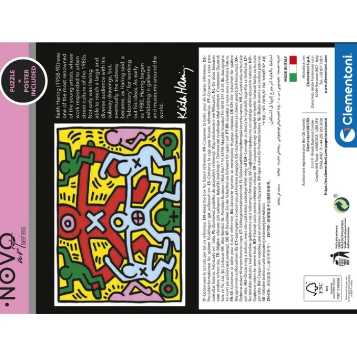 Keith Haring - 1000 pezzi^Clementoni New