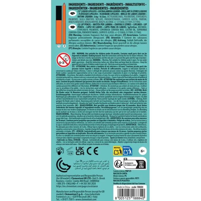 Lipgloss e Matita per Labbra - Peach Color^Clementoni Best