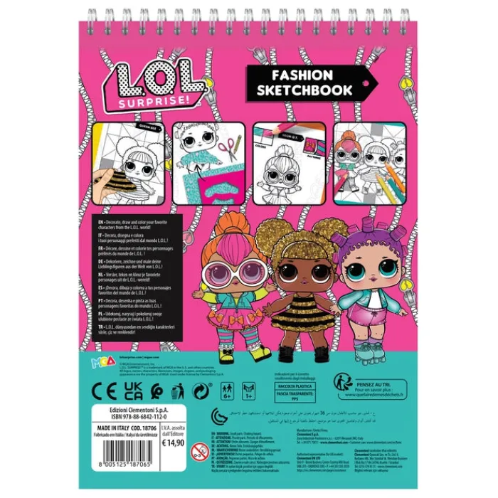 L.O.L. - Fashion Sketchbook^Clementoni Clearance